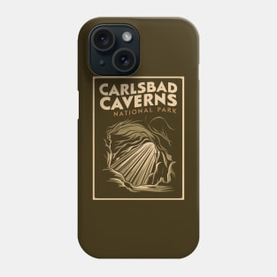 Vintage Retro Carlsbad Caverns National Park Phone Case