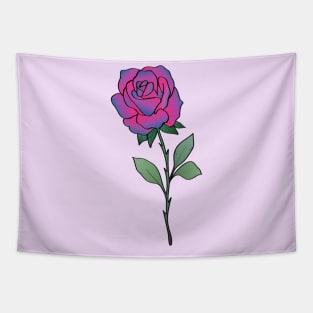 Bi Bisexual Rose Flag Colors Colours Tapestry