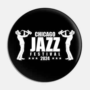 Chicago Jazz Festival 2024 Pin