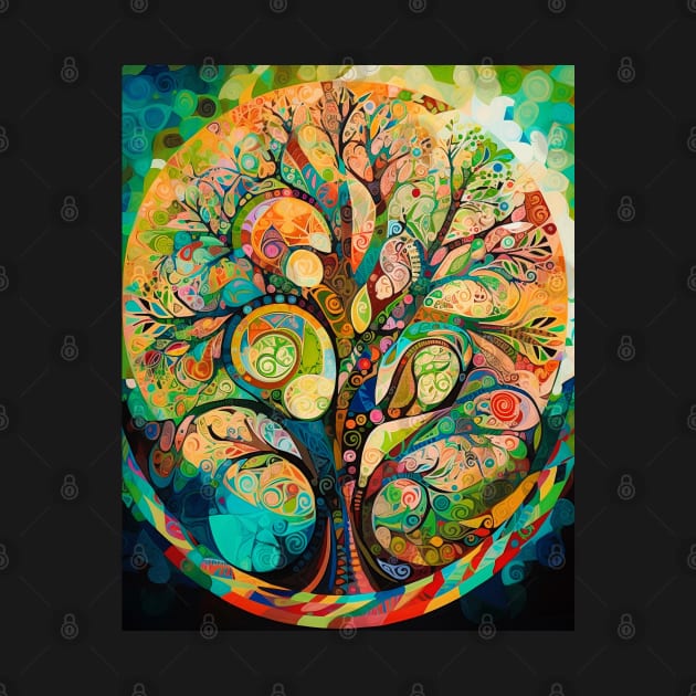 Resilient Spirit: Thriving in the Tree of Life's Mandala of Life by Rolling Reality