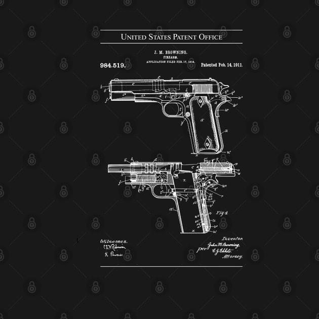 US Patent - Browning M1911 by Taylor'd Designs