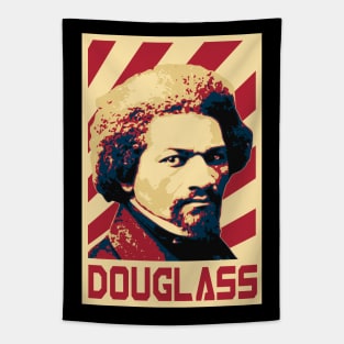 Frederick Douglass Retro Propaganda Tapestry