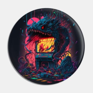 Arcade Horror Pin