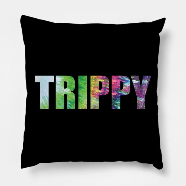 Trippy Pillow by Rebekah Thompson