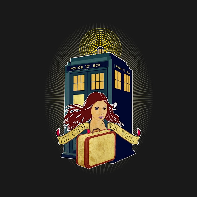 THE GIRL WHO WAITED by KARMADESIGNER T-SHIRT SHOP