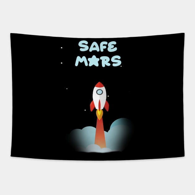 Safe Mars Tapestry by Aleksandar NIkolic