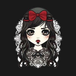 Cool Kawaii Goth Girl T-Shirt