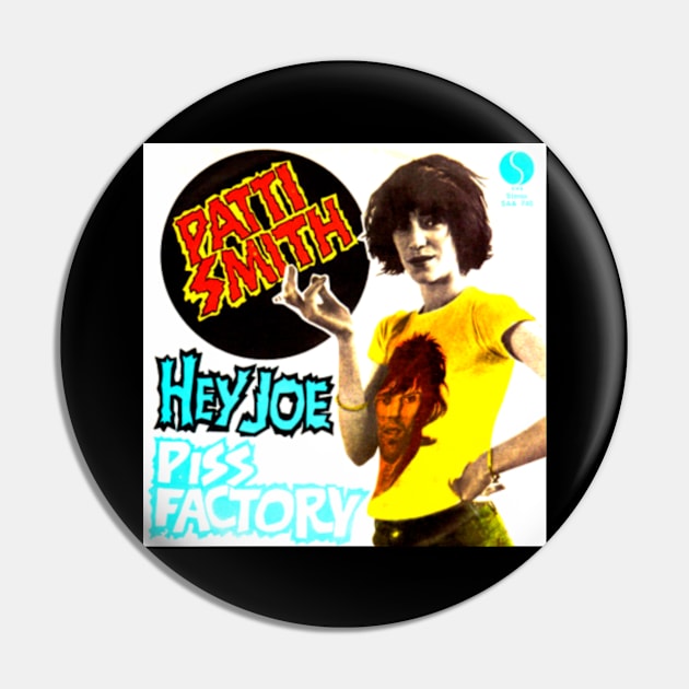 Hey Joe Piss Factory Throwback Sire Italy 1977 Design Pin by AlternativeRewind