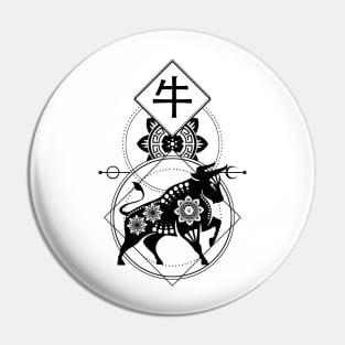 Chinese, Zodiac, Ox, Astrology, Star sign, Stars Pin