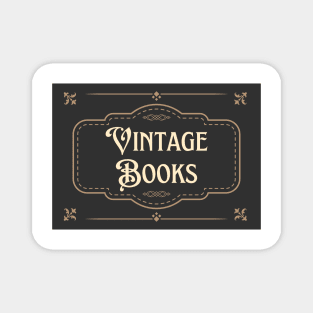 Vintage Book Label Magnet