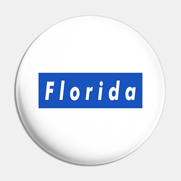 Florida Box Logo Pin by ART BY IIPRATMO