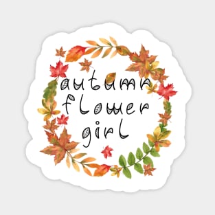 Autumn Flower Magnet