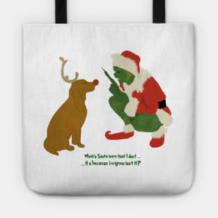 Grinch and Max Christmas Tote