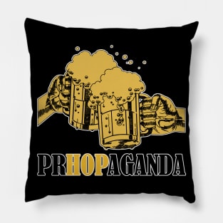 Beer Hops Drinking Propaganda Pillow