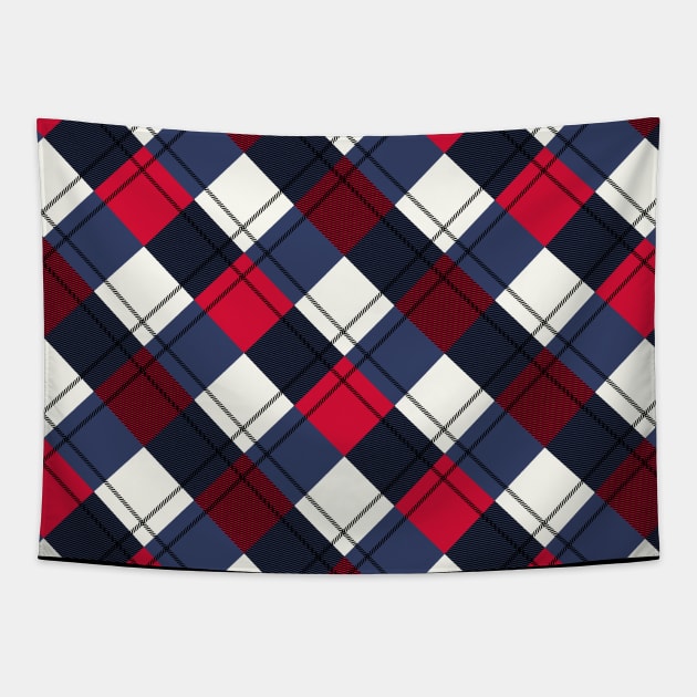 Vintage Scandinavian Pattern Tapestry by admeral