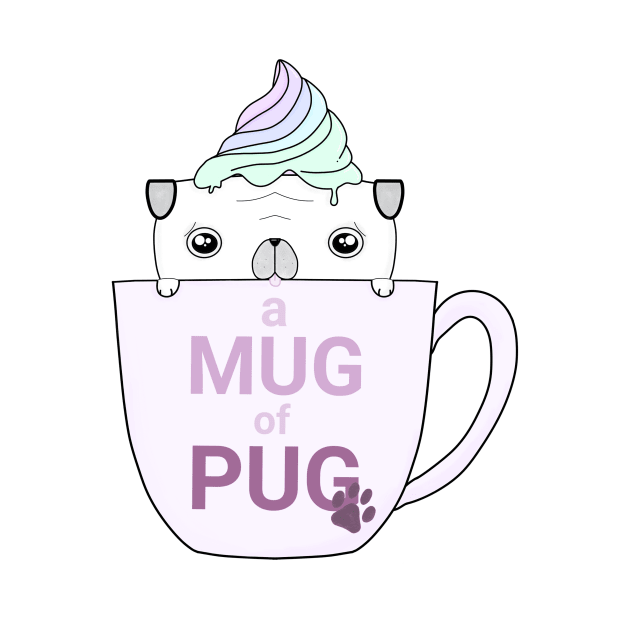 Mug of Pug by moonlitdoodl