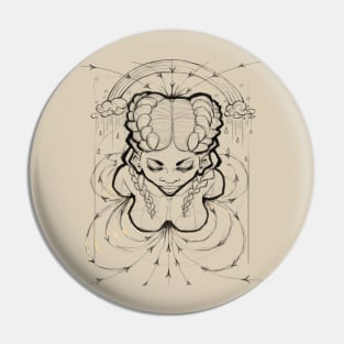 Inner Waves (Dark Lineart) Pin