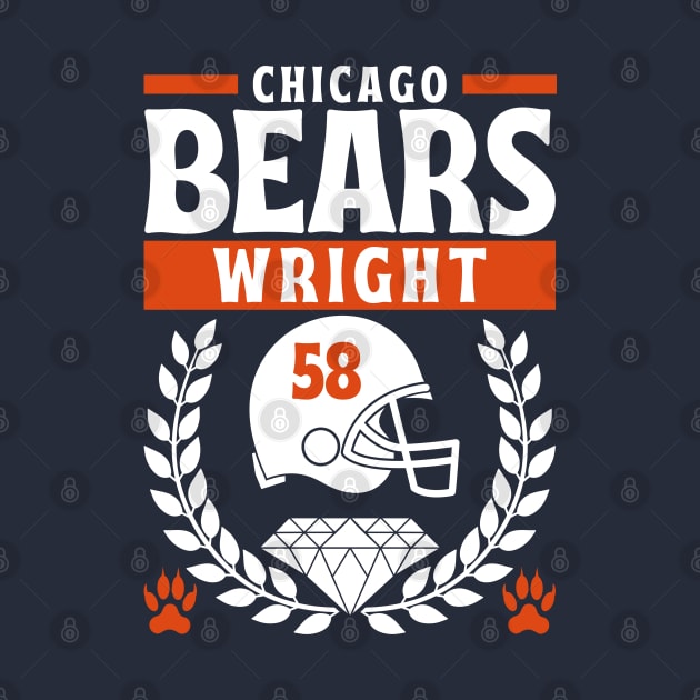 Chicago Bears Wright 58 Edition 2 by Astronaut.co