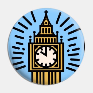 Big Ben Clock Pin