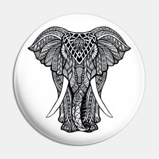 Elephant - Indian Elephant Decorative Pin