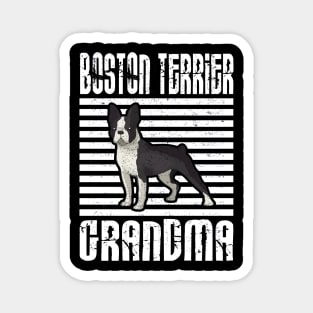 Boston Terrier Grandma Proud Dogs Magnet