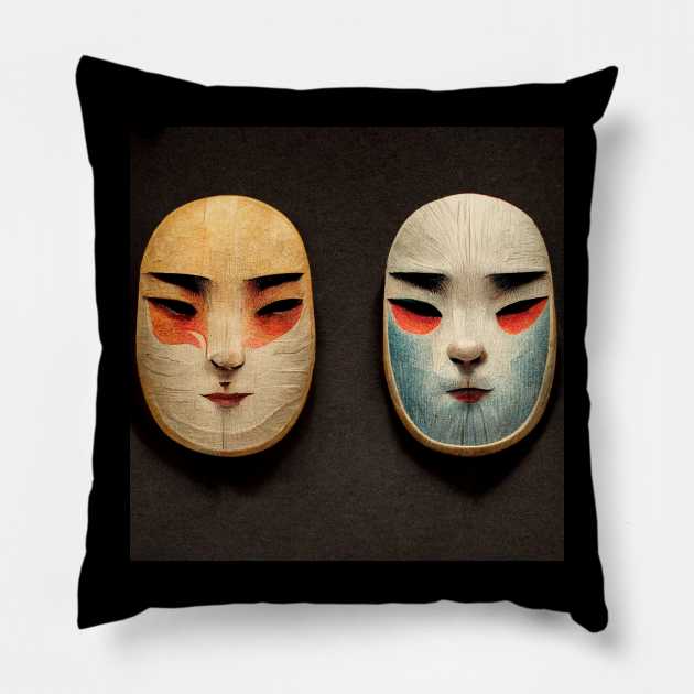 Twins Pillow by ArkMinted