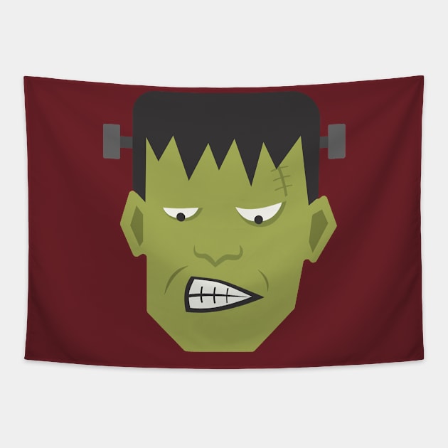 Frankenstein Monster Tapestry by HelenDesigns