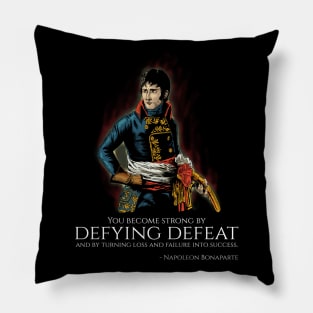 Motivational Napoleon Bonaparte Quote On Success - Inspiring History Pillow