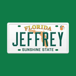 Jeffrey License Plate - FL T-Shirt