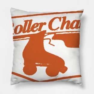 Brown orange Roller Challet Pillow