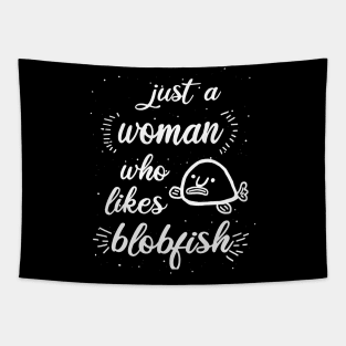 Women ugly blobfish love lover party Tapestry