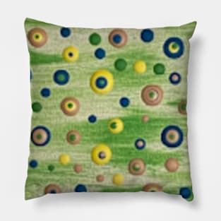 Lemon and lime abstract Pillow