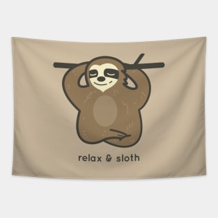 Relax & Sloth Tapestry