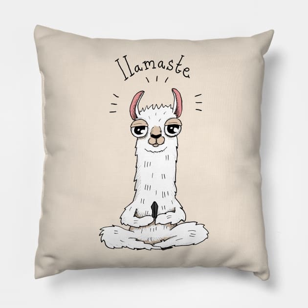 Llamaste Pillow by agrapedesign