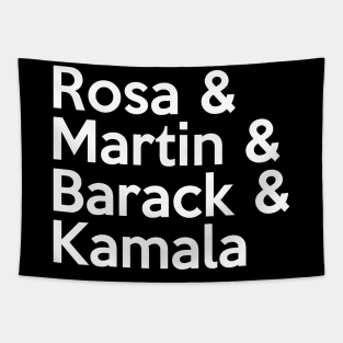 Rosa Martin Barack Kamala | POC Pride Tapestry