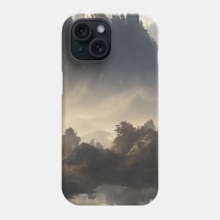 landscape nature wallpaper aestetic dreamland Phone Case