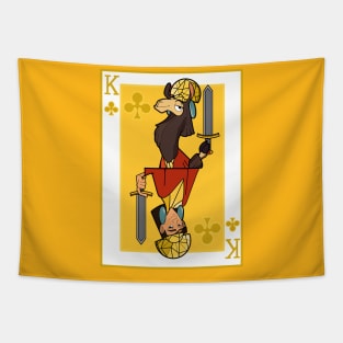 King of Clubs Tapestry