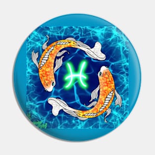 Pisces Zodiac Pin