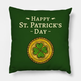 Happy St. Patrick's Day Pillow