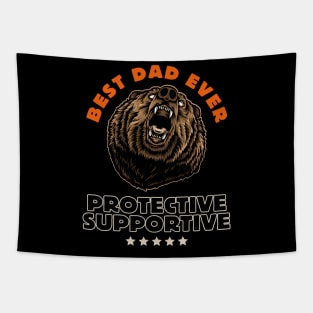 Best Dad Ever Protective Supportive Tapestry