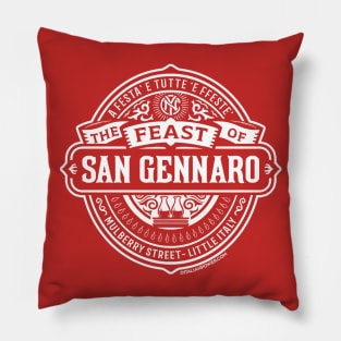 San Gennaro NYC Logo Pillow