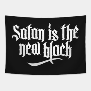 Satan is the new black No.2 (white) Tapestry