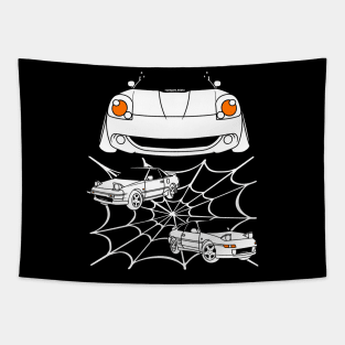 Mr2 Spider Web Tapestry