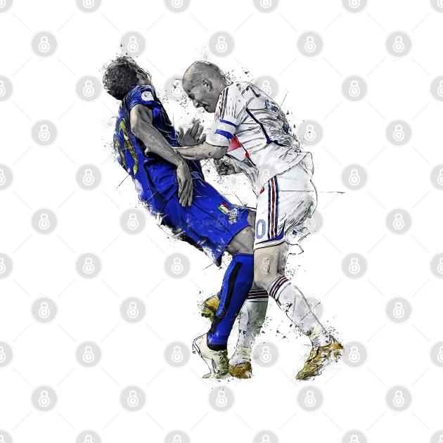 Iconic Zidane Vs Materazzi by Yopi