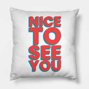 Nice to see you! Pillow