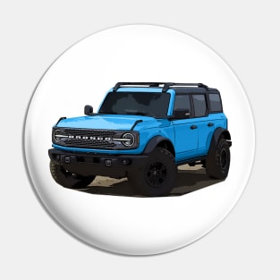 2021 Ford Bronco 4 Door Velocity Blue Pin