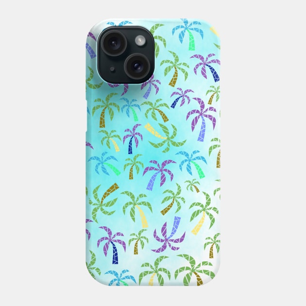 TOPSY Turvy Tropical Palm Trees Phone Case by SartorisArt1