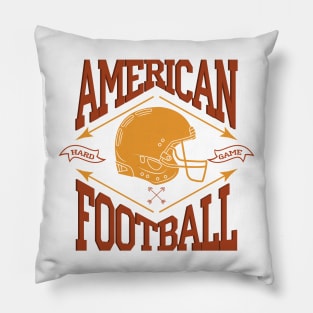 American Football. Hard game Pillow