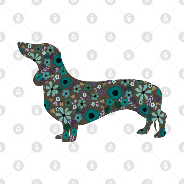 Dachshund dog by Blossom & Ivy