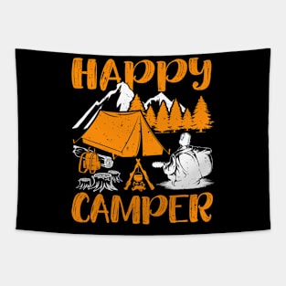 Happy Camper - Camping Shirt for Men Women and Kids Tapestry